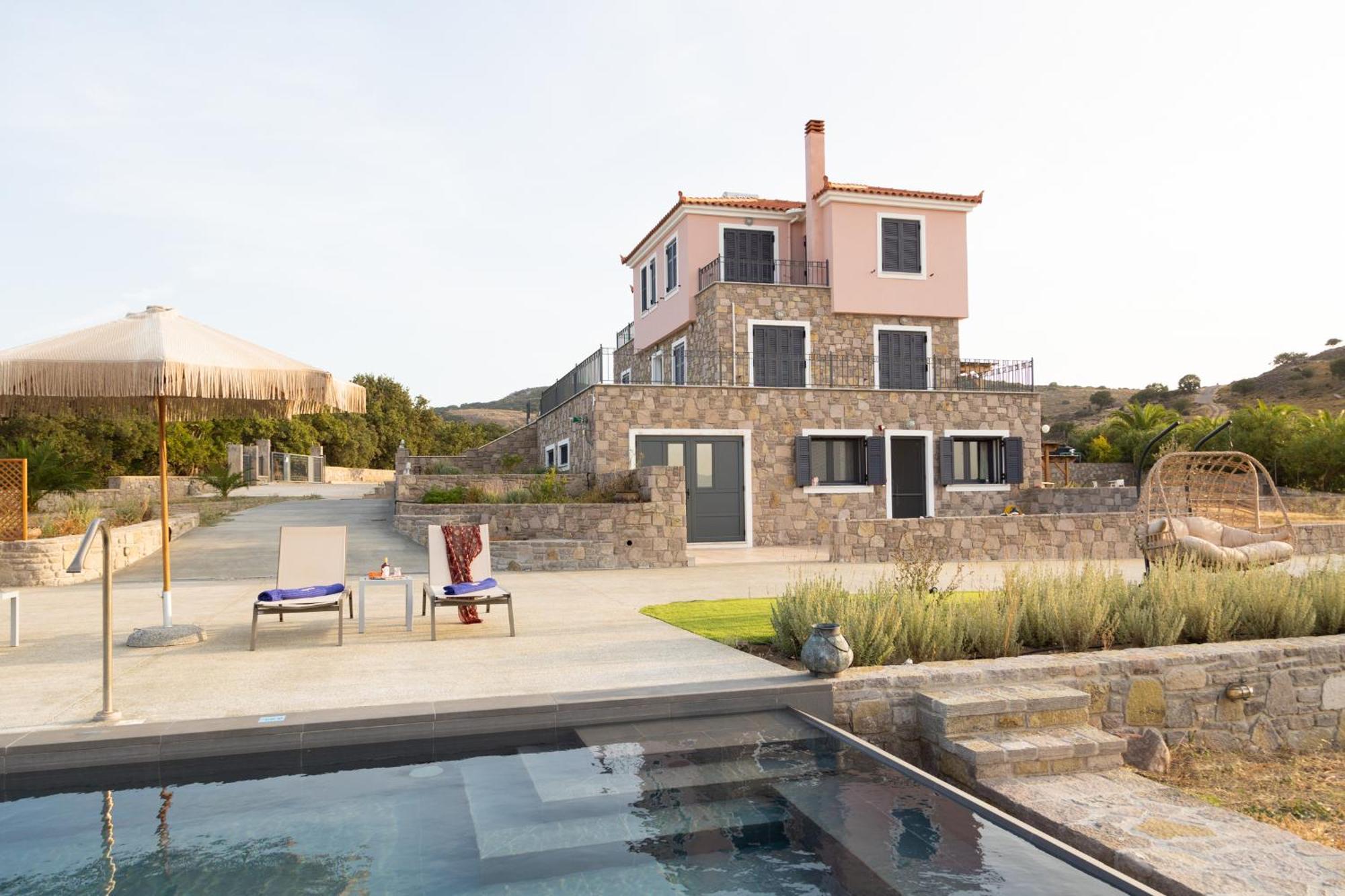 Lampetos Houses Molyvos 米蒂姆纳 外观 照片