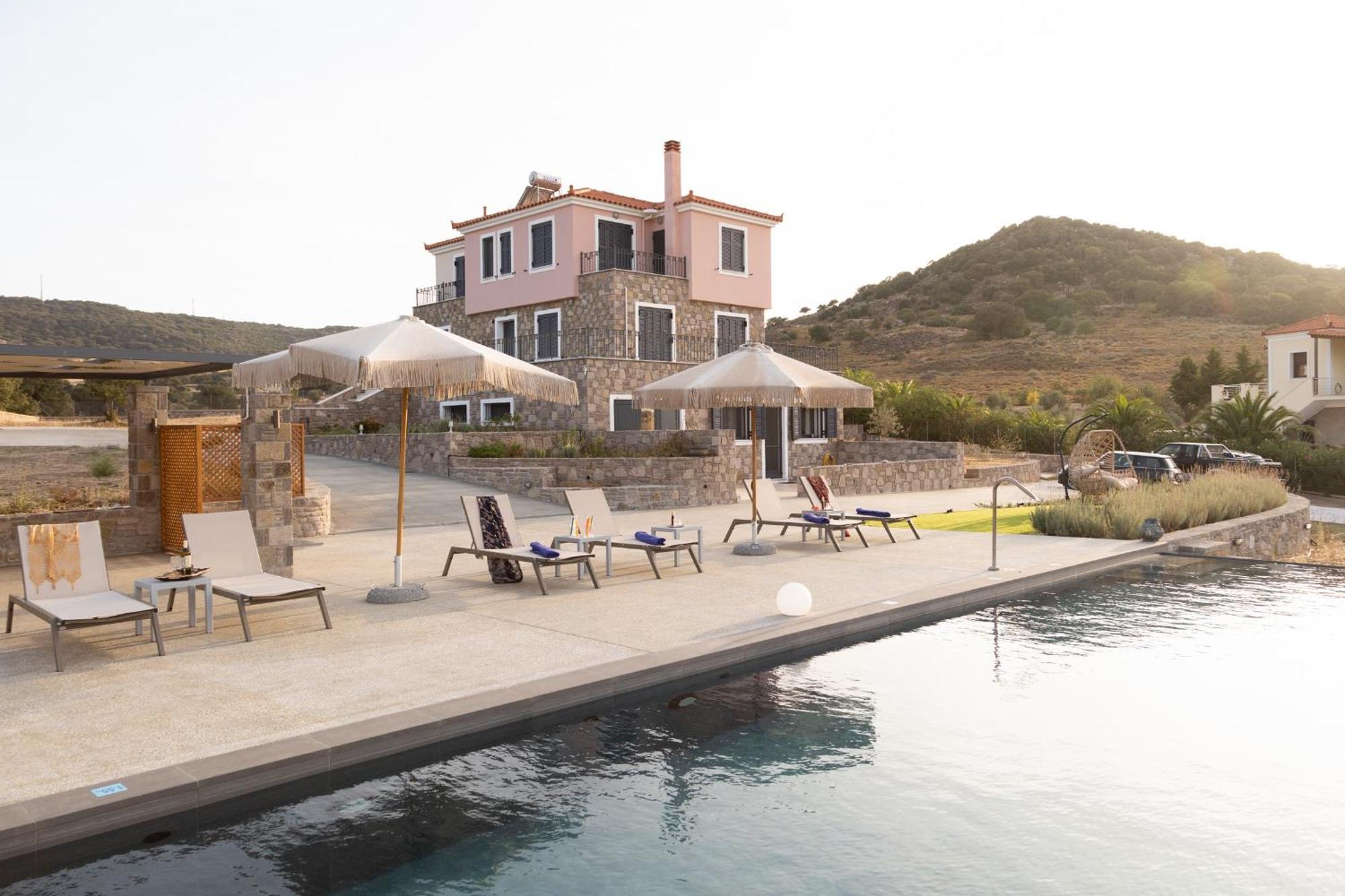 Lampetos Houses Molyvos 米蒂姆纳 外观 照片