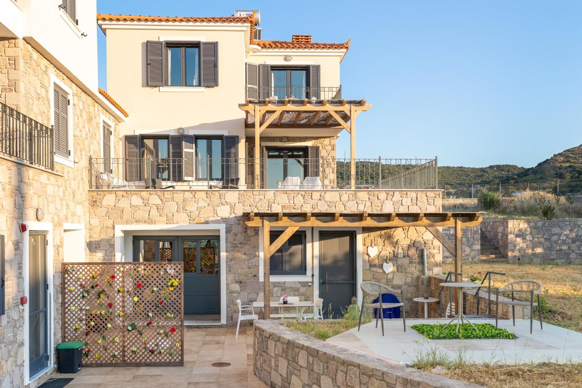 Lampetos Houses Molyvos 米蒂姆纳 外观 照片