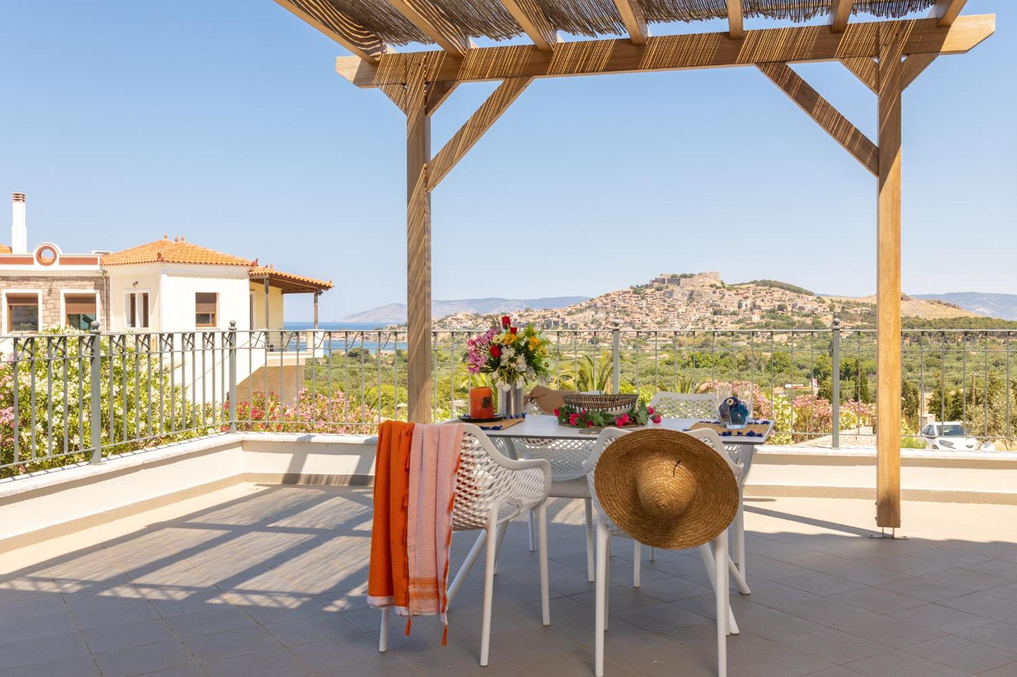 Lampetos Houses Molyvos 米蒂姆纳 外观 照片