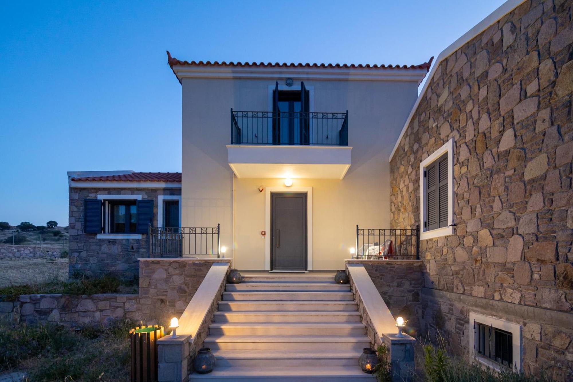 Lampetos Houses Molyvos 米蒂姆纳 外观 照片